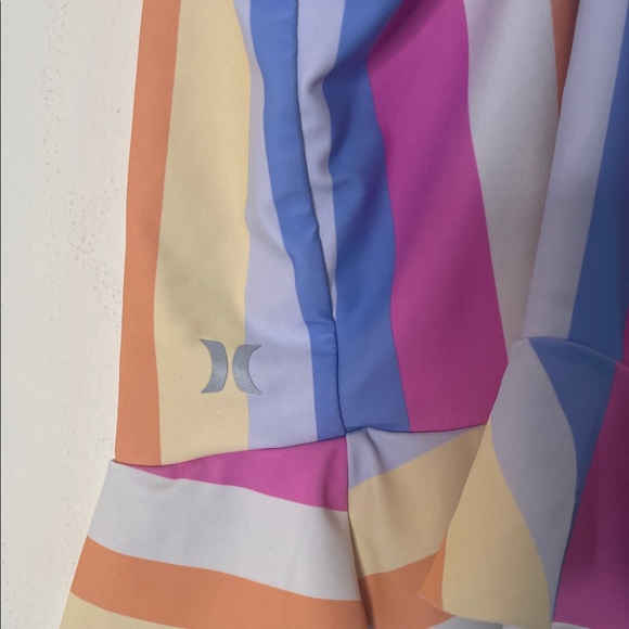 Hurley Colorful Striped Kids Bikini Top - Picture 3 of 5